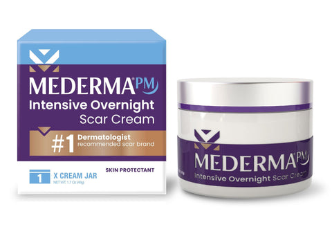 Mederma PM Intensive Overnight Scar Cream, Works with Skin's Nighttime Regenerative Activity, Clinically Shown to Make Scars Sma