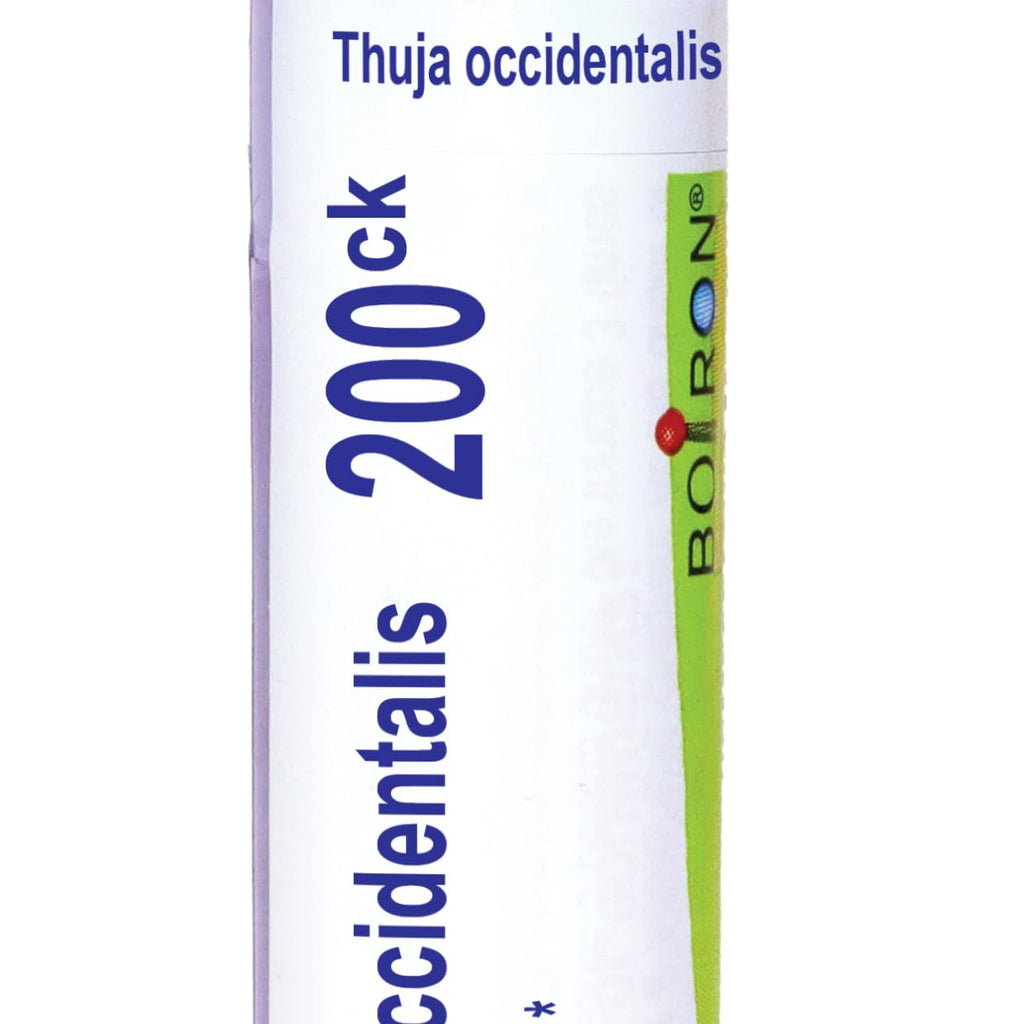 Boiron Thuja Occidentalis 200Ck Homeopathic Medicine for Warts - 80 Pellets (Packaging May Vary)