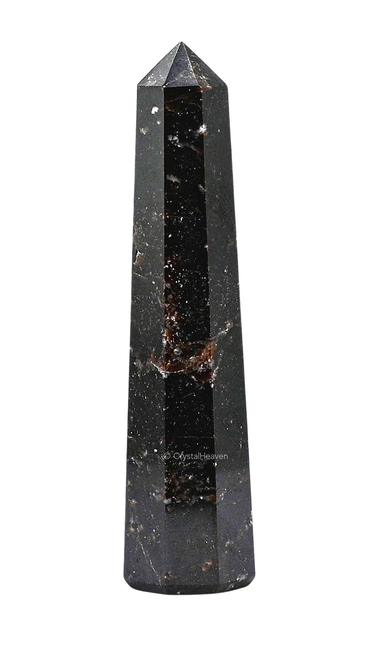 Crystal Heaven Garnet Crystal Tower Obelisk Point For Chakra, Healing & Balancing  Aaa Grade Original Certified Gemstone Agate 