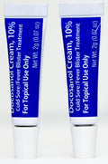 Wellness Basics Docosanol Cream 10% | Cold Sore Treatment | Shortens Healing Time | 0.07 oz - 2 Tubes