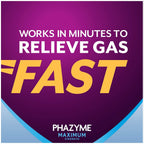 Phazyme Maximum Strength Gas & Bloating Relief, Works in Minutes, 36 Fast Gels (Pack of 1)