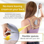 ROUNDS Cream Applicator for Back Redesign Lotion applicator Telescopic Stick Ointment Body Oil Medicine