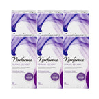 Norforms Feminine Deodorant Suppositories, Long Lasting Odor Control, Island Escape Scent, 12 Count (Pack of 6)