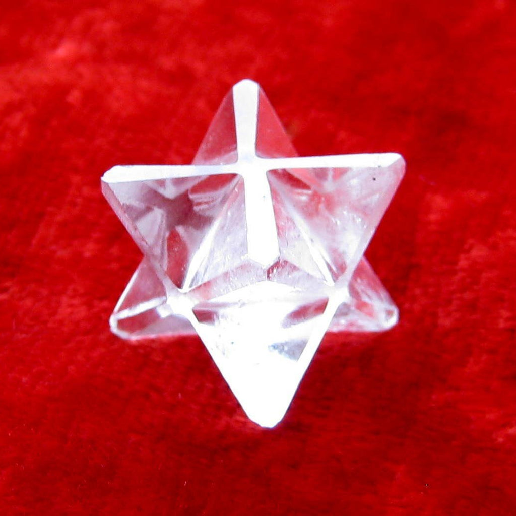 crystalmiracle Excellent Clear Quartz Merkaba Star Crystal Healing Positive Energy Men Women Gift Metaphysical Gemstone Peace He
