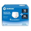 SUNKISS TrustPlus Incontinence and Postpartum Underwear for Men and Women, Disposable Protective Underwear with Overnight Comfor