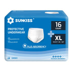 SUNKISS TrustPlus Incontinence and Postpartum Underwear for Men and Women, Disposable Protective Underwear with Overnight Comfor