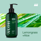 ALOH Sanitizing Hand Gel 2-pack | Lemongrass + Aloe | 70% Alcohol Hydrating Hand Sanitizer Gel with Essential Oil, for Kids & Ad