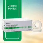 McKesson Surgical Tape, Non-Sterile, Air Permeable Paper, 1/2 in x 10 yd, 24 Count