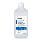 McKesson Isopropyl Rubbing Alcohol 70% [2 Count] USP First Aid Antiseptic, 32 oz