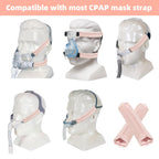 6 Pack Satin CPAP Strap Covers, Universal CPAP Strap Cushions, Comfort CPAP Mask Cushions fit Most CPAP Mask and Headgear can Re