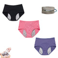 biqozi Panties for Women Over 60 70, Leakproof Ladies Underwear, Ladies Comfortable Leak Proof Incontinence Panties(#13,2XL)