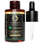 Spearmint Essential Oil - 100% Pure & Natural for Face, Skin and Diffuser | Organic Spearmint Oil for Facial Hair Care, PCOS, Ar