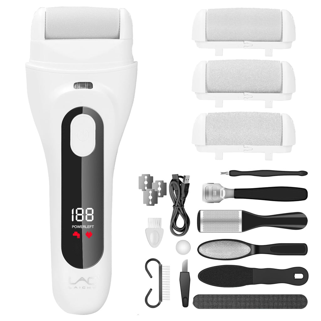 Electric Feet Callus Removers Rechargeable,Portable Electronic Foot File Pedicure Tools, Electric Callus Remover Kit,Professiona