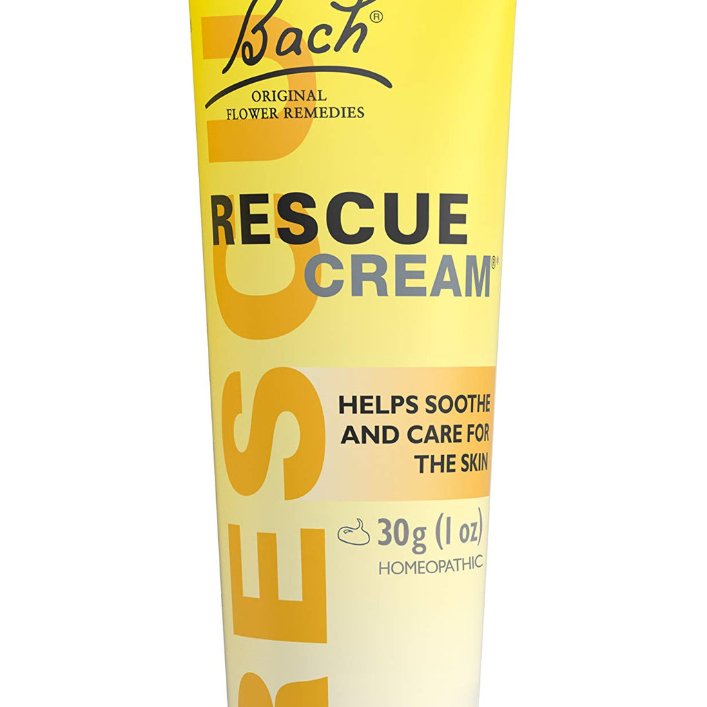 Bach RESCUE Cream, Hydrating Skincare for Hands, Body and Face, Shea Butter, Homeopathic Stress Relief Flower Essences, Fragranc