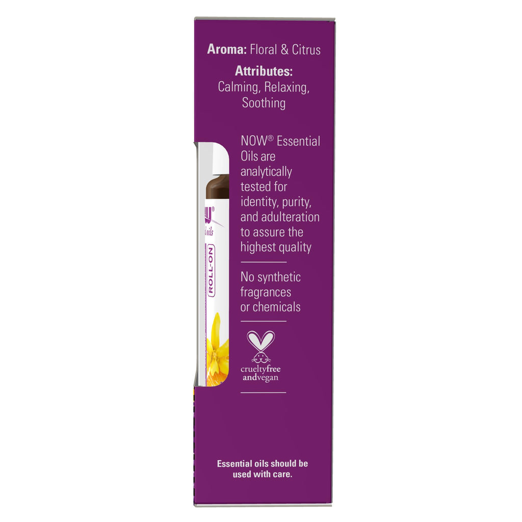NOW Essential Oils, Take A Zen Ten Roll On, Non-GMO Project Verified, Relaxing Blend, Steam Distilled, Topical Aromatherapy, 10-