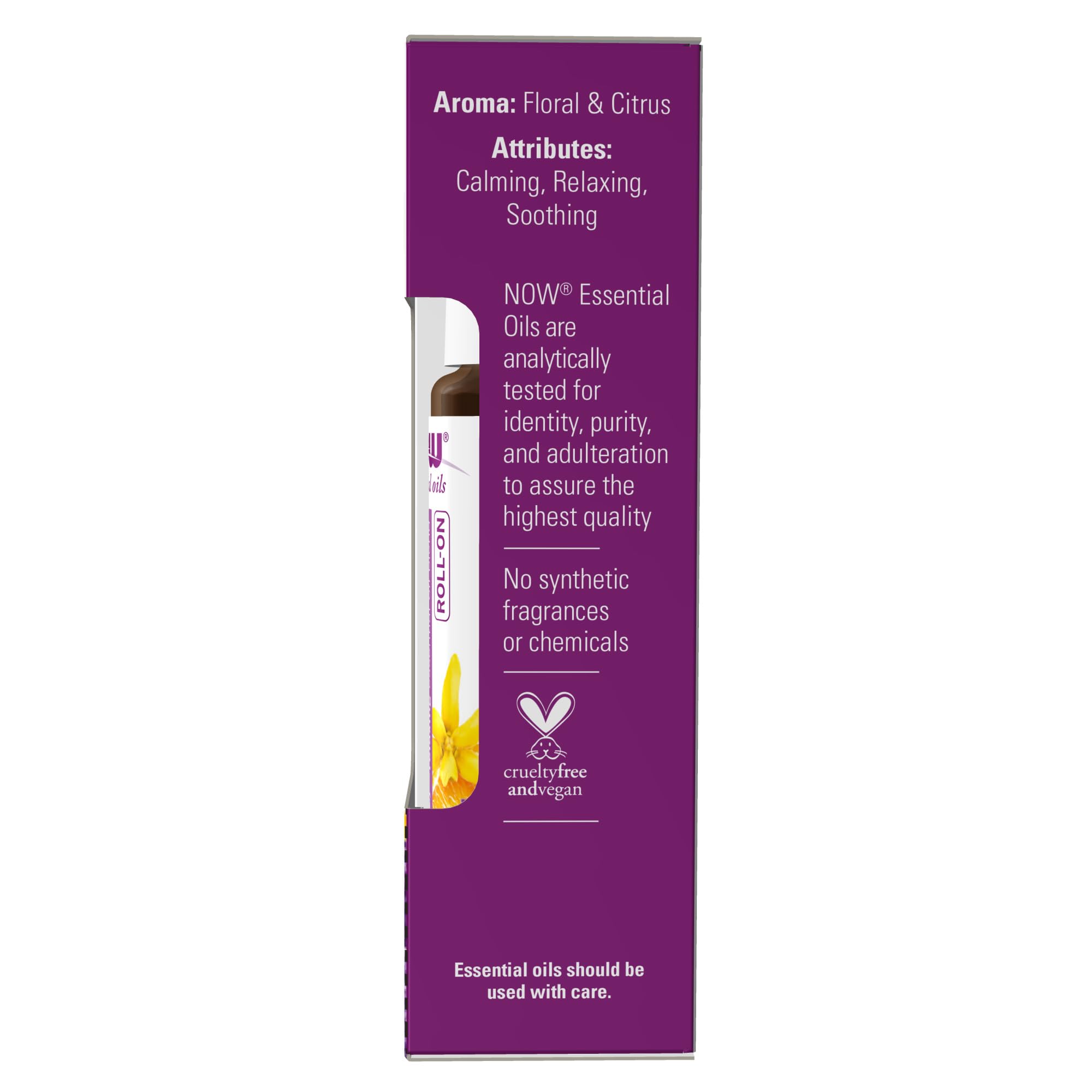 NOW Essential Oils, Take A Zen Ten Roll On, Non-GMO Project Verified, Relaxing Blend, Steam Distilled, Topical Aromatherapy, 10-