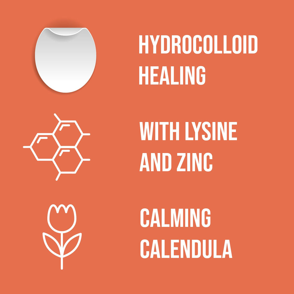 Acculip Cold Sore Patch Lysine Cold Sore Treatment for Lips, Lysine Lip Balm Alternative for Cold Sore Relief, Medicated Fever B