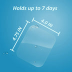 Nexcare Tegaderm Transparent Dressings 4 Inches X 4-3/4 Inches 4 Each (Pack of 10)