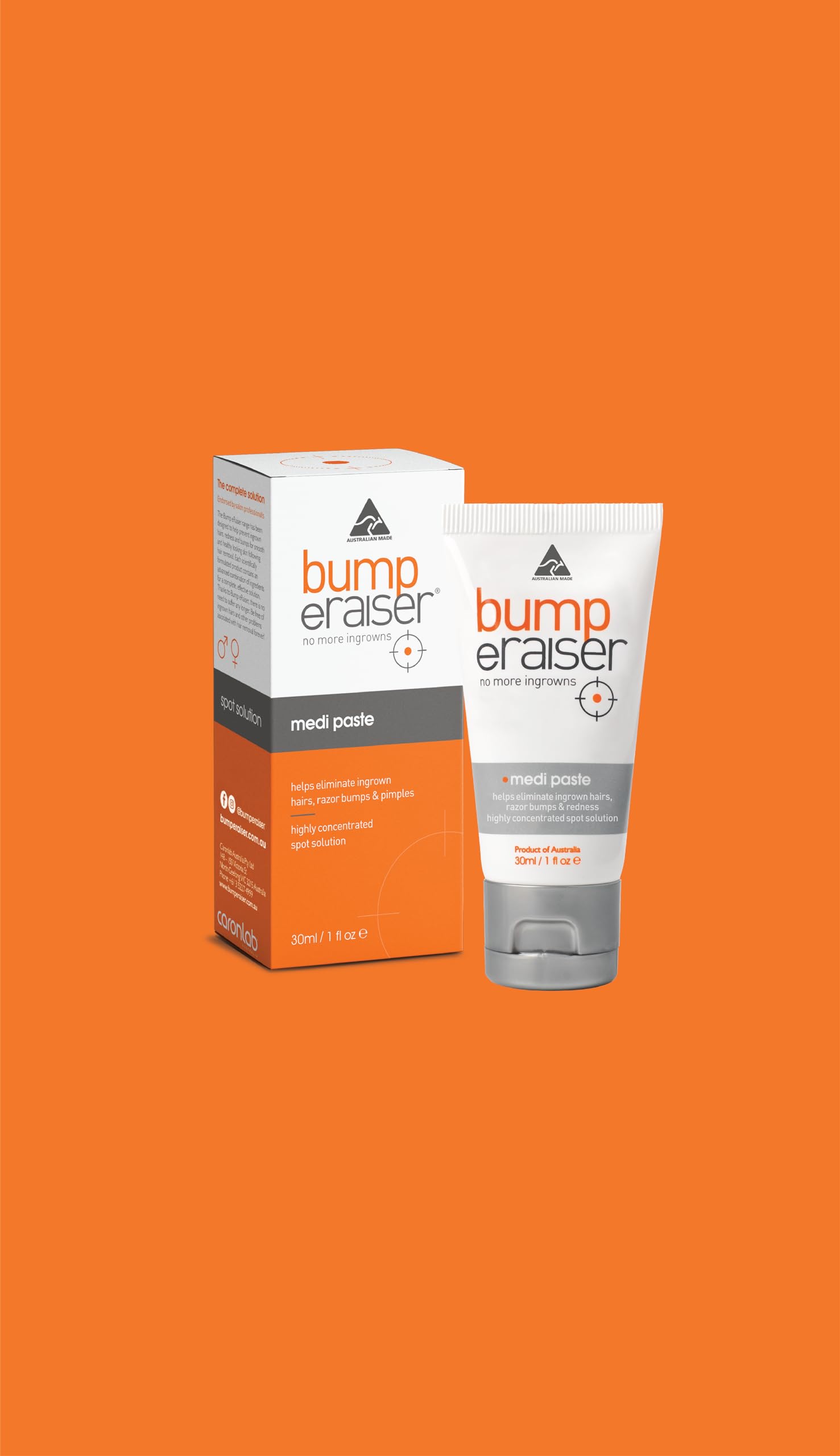 Bump Eraiser Medi Paste 1.0 fl oz for Shaving Rash, Ingrown Hair Treatment, Razor Bumps and Razor Burns