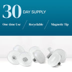 NuLids Soft Tips 30 Day Supply Disposable Single-Use Tips for Dry Eye Relief Therapy Handheld Device, Long Lasting Alternative t