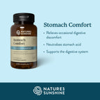 Natures Sunshine Stomach Comfort, 60 Chewable Tablets | Helps Neutralize Acid and Soothe the Stomach by Supporting Digestion