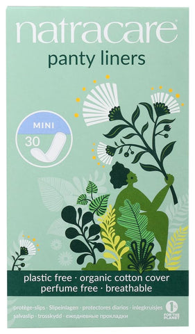 NATRACARE PANTY LINER,MINI, 30 CT, EA-1