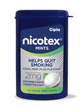 Cipla Nicotex Mints | Nicotine 2Mg Lozenges (120 Pcs)| Helps Quit Smoking | Sugar Free | Cool Mint Plus Flavour (10 * 12 Pcs)