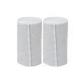 Nexskin 4 Letex Free Bandges - Comfort Elastic Bandage with Single Hook & Loop Closure - White, 2 Pack