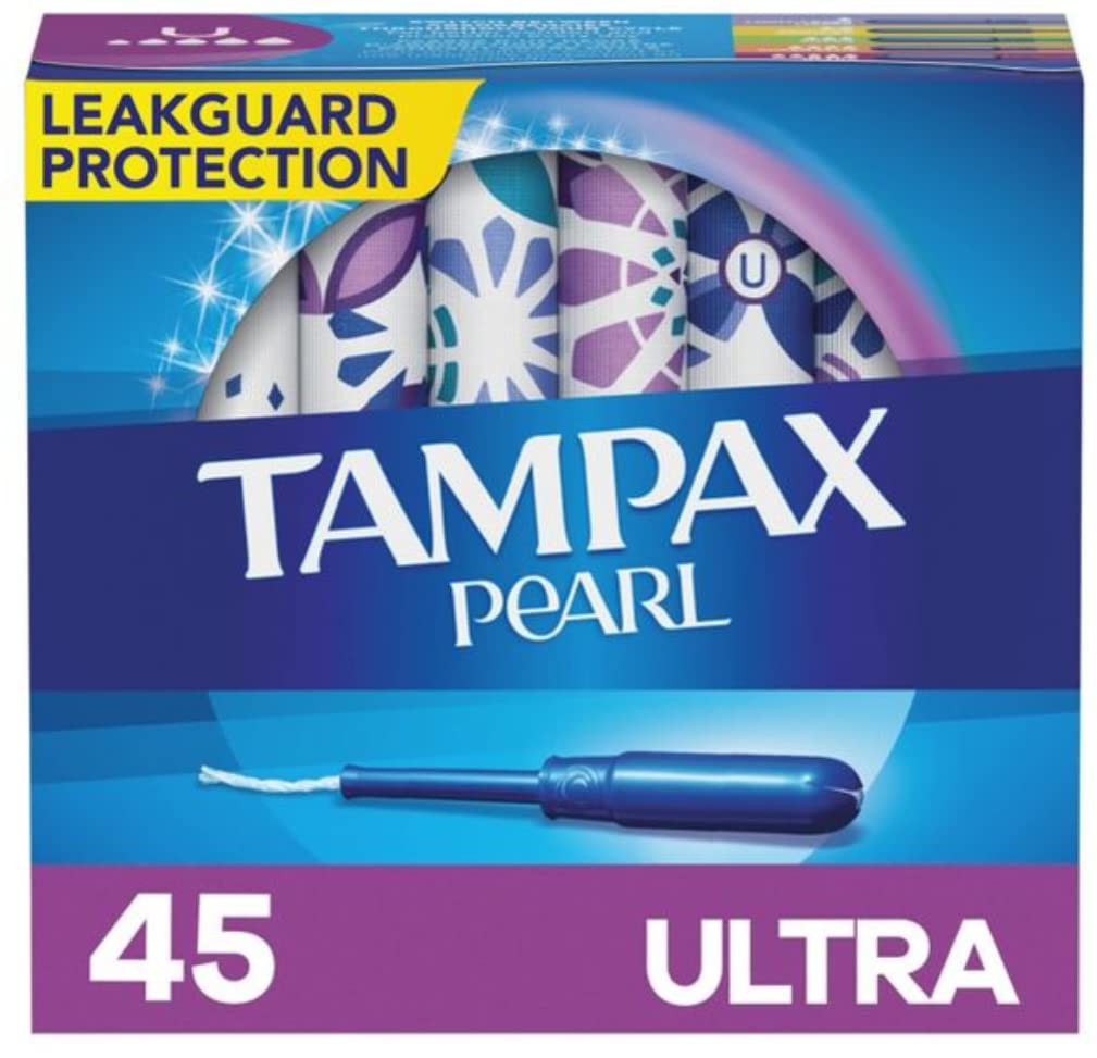 Tampax Pearl Tampons Bundle: Super/Super Plus/ Ultra Absorbency Multipack/ Variety Pack (34 Count) and Ultra Pack (45ct) Unscent