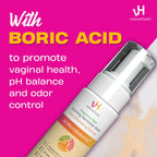 vH essentials Foaming Feminine Wash - Fragrance Free - Ph Balanced, Hypoallergenic, Prebiotics, Natural Botanical Extracts and V