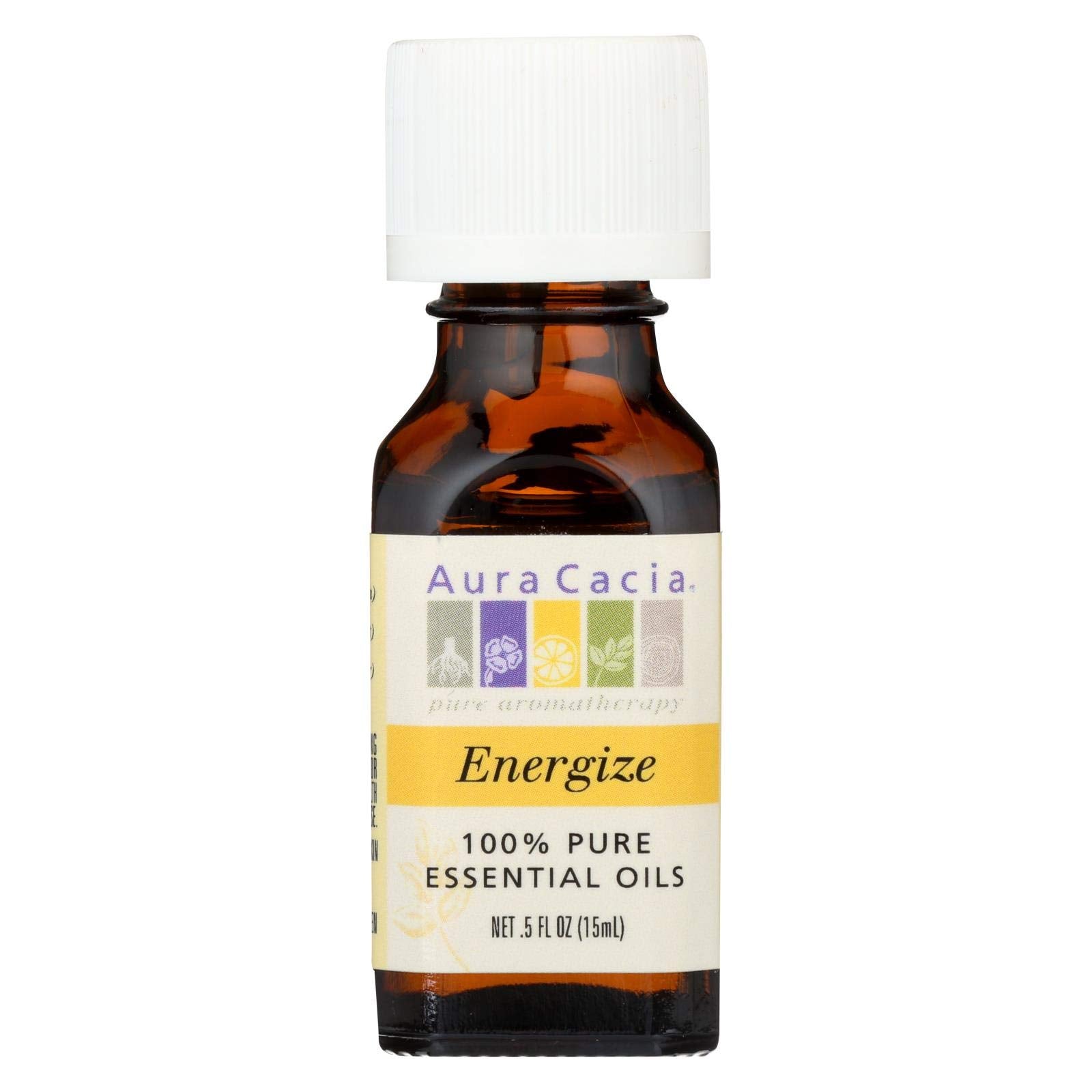 Aura Cacia 100% Pure Essential Oils Energize - 0.5 fl oz