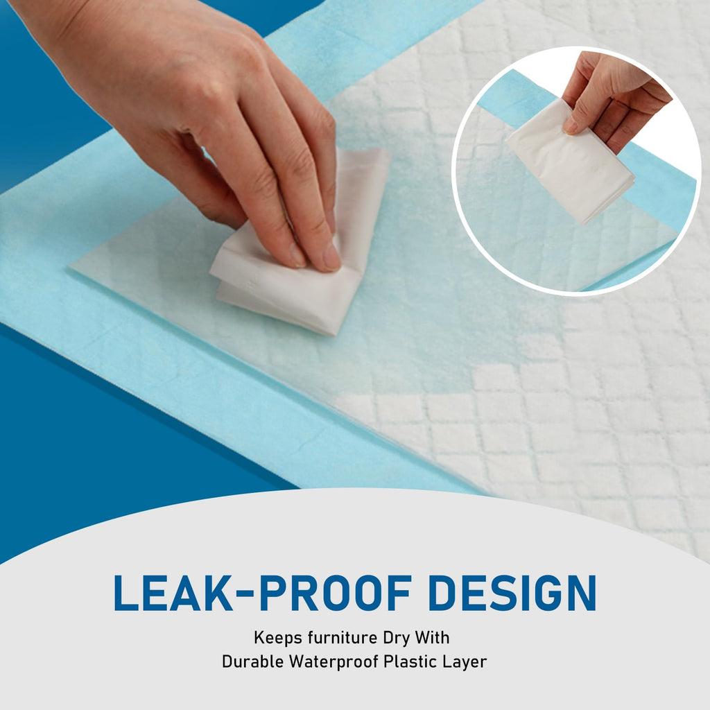 100 Count Bed Pads 30X 36 Disposable Underpads Extra Large Thicker Underpad, Pee Pads for Adult