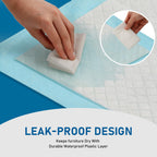 100 Count Bed Pads 30X 36 Disposable Underpads Extra Large Thicker Underpad, Pee Pads for Adult