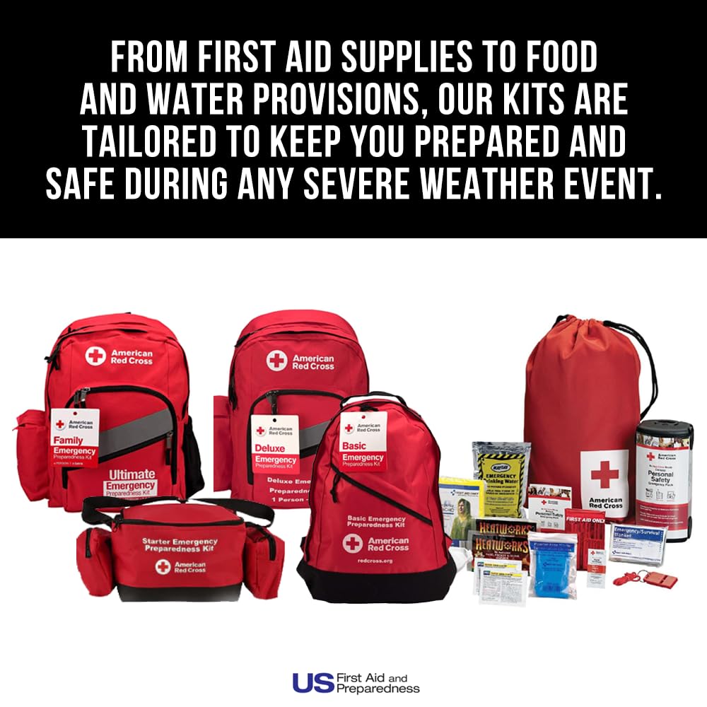 American Red Cross Officially Licensed Product, Emergency Response Pack, First Aid Essentials, Fully Stocked First Responder Kit