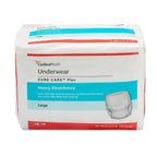 Cardinal Health Sure Care Plus Incontinence Underwear for Men and Women - Disposable Adult Diaper with Tear Away Seams - Heavy A