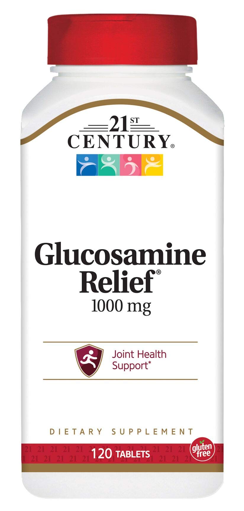 21st Century Glucosamine Relief 1000mg Tablets, 120 Count