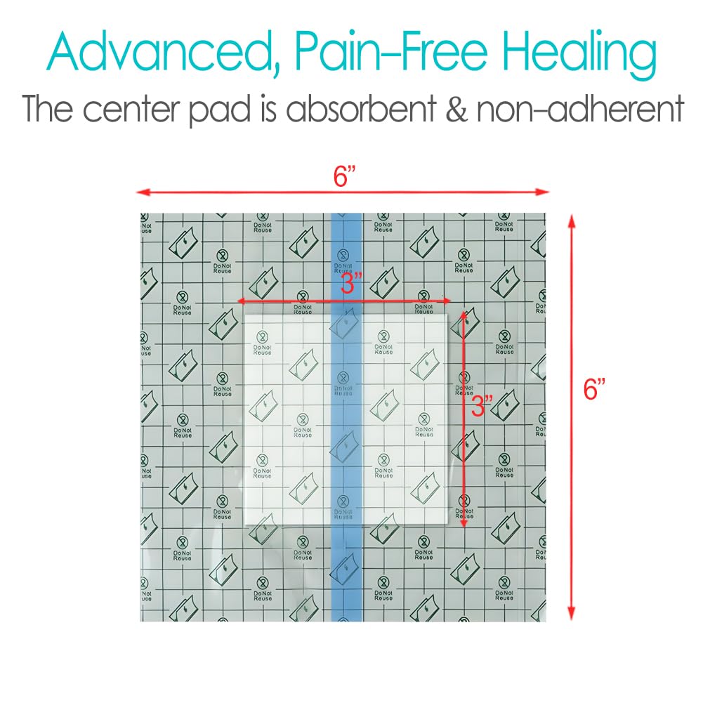 Waterproof Dialysis Port Shower Cover Pd Catheter Shower Shields Chemo Port Shower Protector 6x6 Picc Line Bandage with Non-Stic