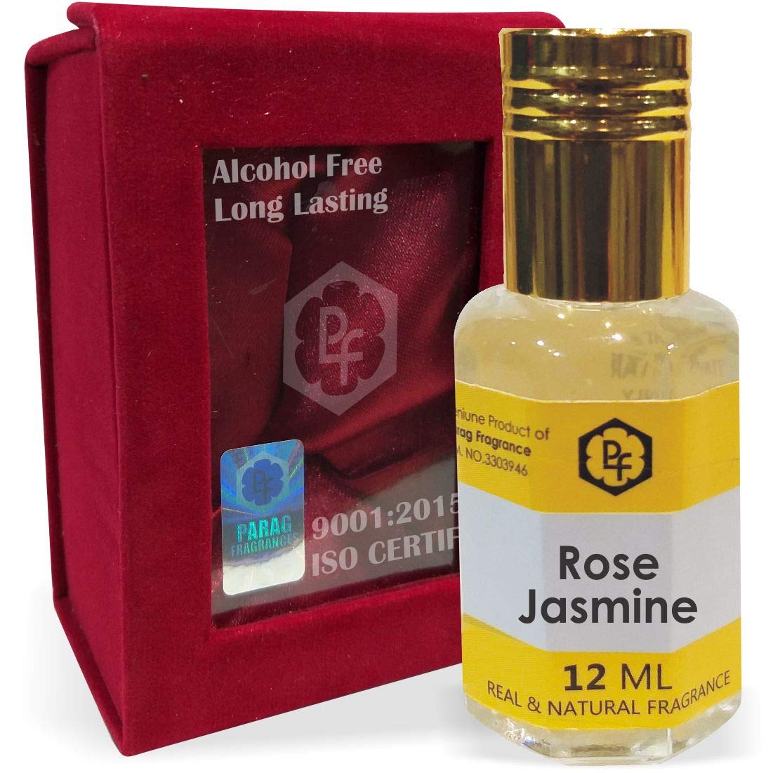 Parag Fragrances Rose Jasmine Attar 12ml With Precious Gift Pack|Best Attar For Man|Long Lasting Attar|Ittar|Attar|Perfume|Fragr
