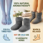 Comfort Booties for Stress & Aches Relief with 12 Herbs,  Winter Booties