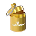 Eargasm Keychain Earplug Travel Carrying Case - Convenient Metal Waterproof Keychain Container Perfect for Traveling with Ear-Pl