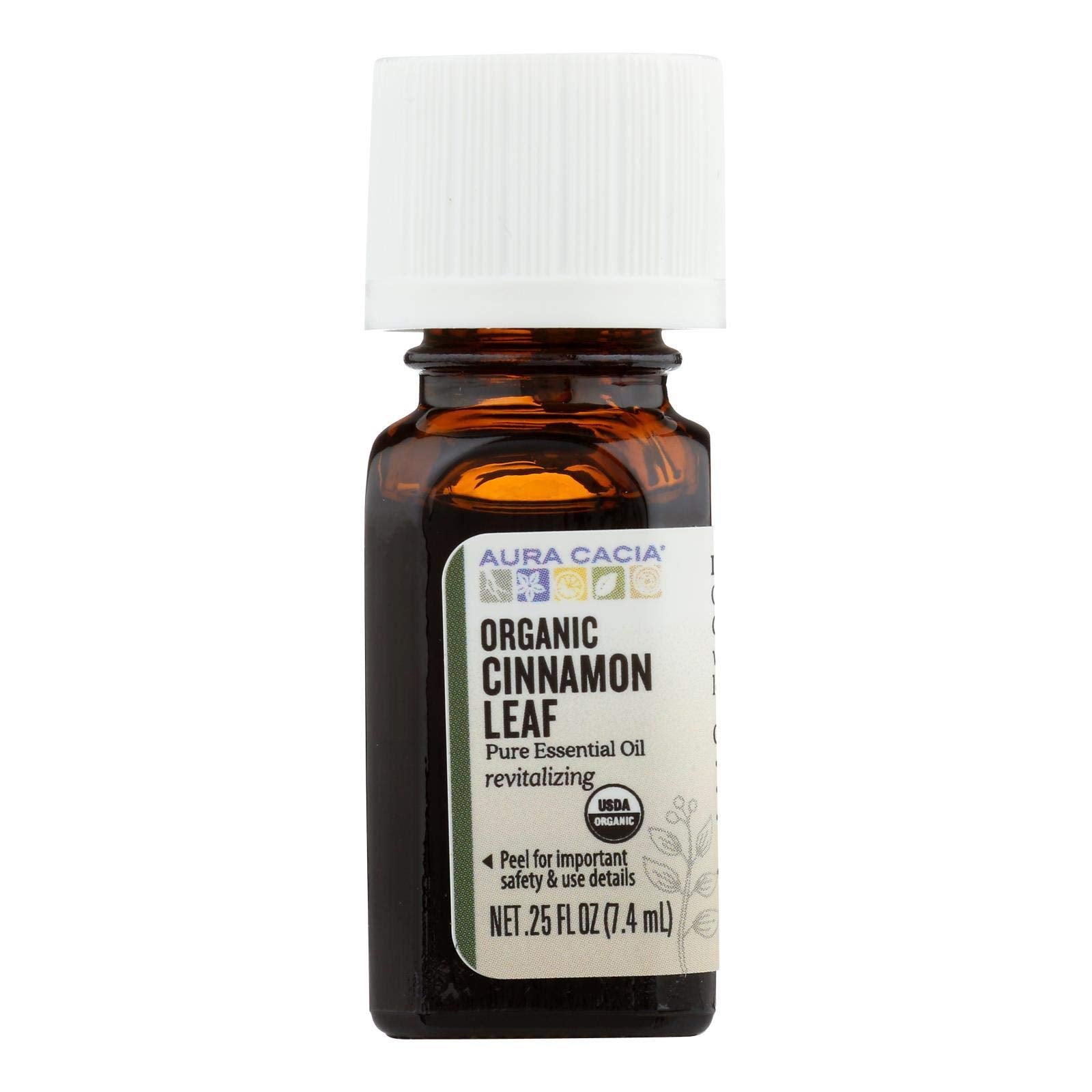Aura Cacia Organic Cinnamon Leaf - .25 oz4
