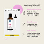 GM Gumili Rose Essential Oil, Home Fragrance Scent Oil for Diffuser, Skin, Hair, Candle, Soap, Dryer Balls, Laundry - 1 oz/30ml