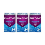 Phazyme Maximum Strength Gas & Bloating Relief, Works in Minutes, 24 Fast Gels (Pack of 3)