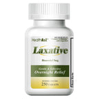 HealthA2Z Laxative Bisacodyl 5mg | 250 Counts | Gentle and Fast Overnight Relief for Constipation