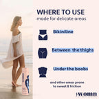 womn Intimate Comfort Dry & Fresh Powder - Talc-Free Body Powder Against Moisture, Chafing & Odor, 3.5 Oz