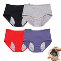 IDCWZL Leakproof Panties for Women Over 60 Leak Proof Ladies Underwear with Incontinence Comfortable(4pc-c,S)