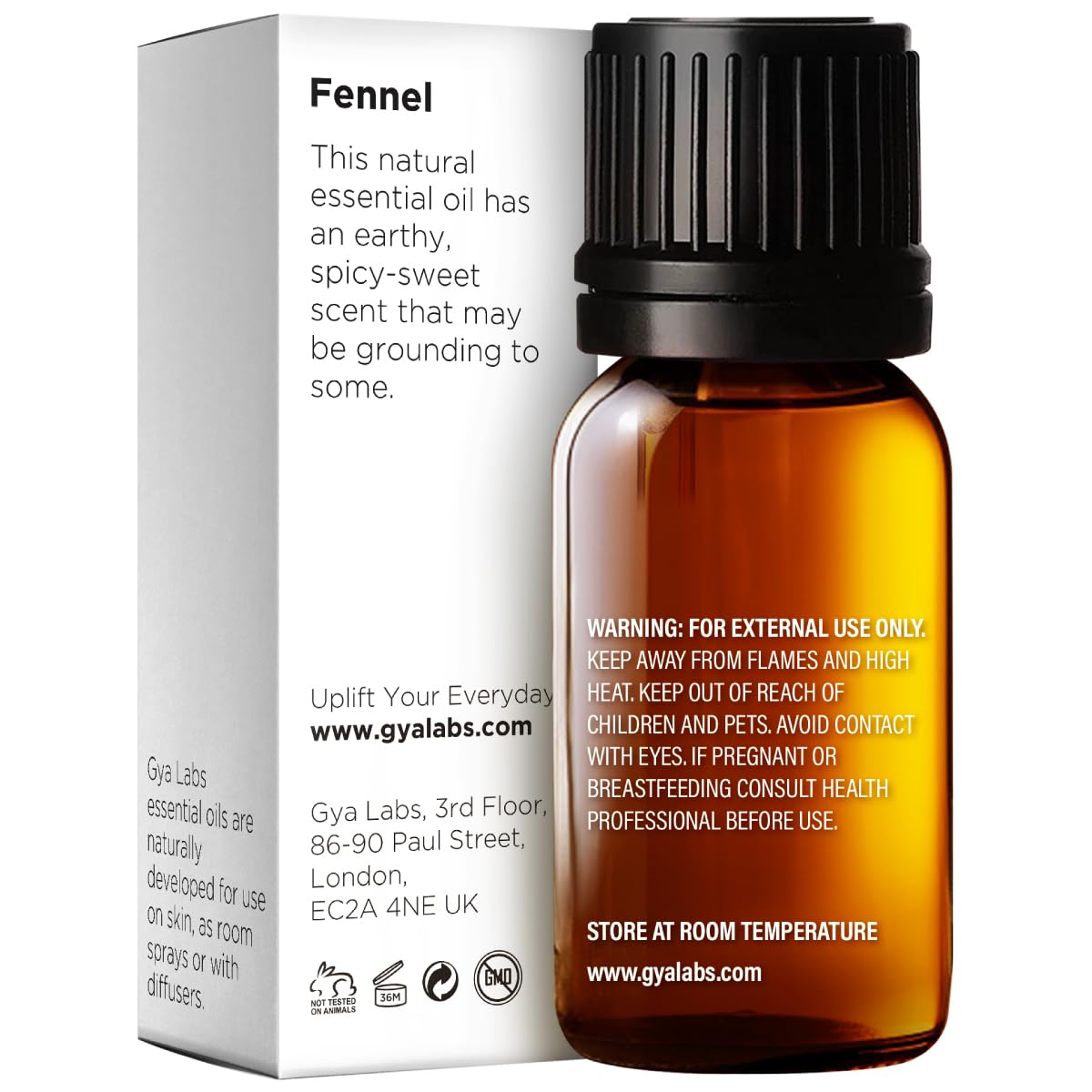 Gya Labs Fennel Essential Oil Diffusers - Fennel Seed Oil for Skin - Fennel Oil for Aromatherapy Skin Candles Making - Sweet Pep