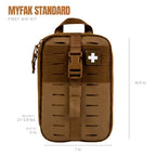 My Medic MyFAK Standard - Ifak First Aid Kit - HSA FSA Eligible - 132 Life Saving Trauma and Medical Items - Survival Kit for Ca