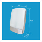 Carex Health Brands Sunlite Bright Light Therapy Lamp, Plastic, Silver