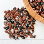 Indian Consigners Natural Crushed Polished Tumbled Gem Stone Chips, Decoration & Healing Crystals (Mahagony)